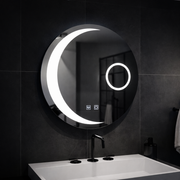 LED kerek tükör, 60 cm, Orbis Touch, páramentesítő rendszer, szabályozható tükrök Korman E alapértelmezett cím Alessandro Design