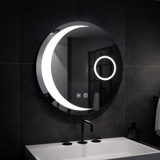 LED kerek tükör, 60 cm, Orbis Touch, páramentesítő rendszer, szabályozható tükrök Korman E alapértelmezett cím Alessandro Design