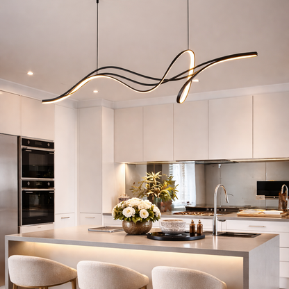 Lustra LED suspendata cu telecomanda LIBRE, 42W, lumina Rece/Calda/Neutra, Dimabila, Negru, Inaltime Reglabila Lustre LED cu Telecomanda Default Title Alessandro Design