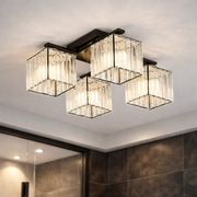 Lustra Georgiana, LC111/4BK, 4x E27, Negru, Metal Lustre Clasice Default Title Alessandro Design