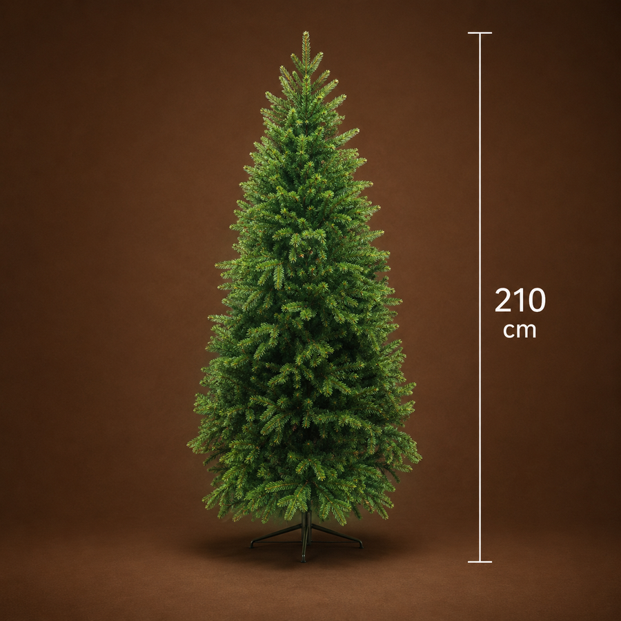 Brad Artificial EIS, 210 cm, 666 vârfuri, Verde