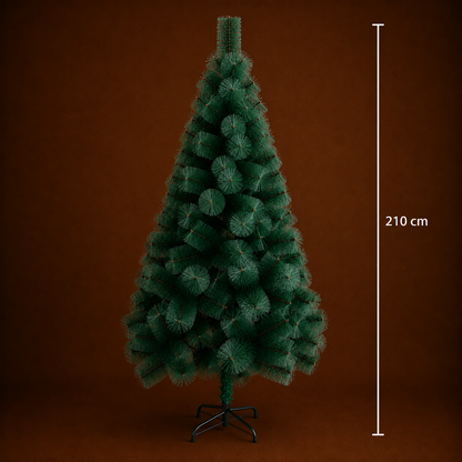 Brad Artificial MANIITSOQ, 210 cm, 280 vârfuri, Suport Metalic, Verde