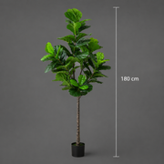Planta Artificială Copac Tip Ficus, 180 cm, Verde, cu Ghiveci