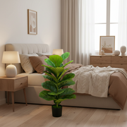 Planta Artificială Copac Tip Smochin, 70 cm, Verde, cu Ghiveci