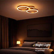 LED csillár távirányítóval RINOVA 66W, 2 kör, hideg/meleg/semleges fény, szabályozható, fényes arany LED csillárok távirányítóval Alapértelmezett cím Alessandro Design