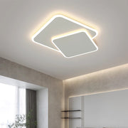 LED-es csillár távirányítóval FUTURA LUMINA 66W, 2 négyzet, hideg/meleg/semleges fény, szabályozható, fehér LED-es csillár távirányítóval Alapértelmezett cím Alessandro Design
