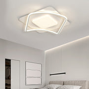 LED-es csillár távirányítóval MODERNO 53W, 2 négyzet, hideg/meleg/semleges fény, szabályozható, fehér LED-es csillár távirányítóval Alapértelmezett cím Alessandro Design