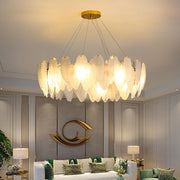 Candelabru Cristal VICOMTE Eleganza, 6x E14, Diametru 50cm, Auriu, Inaltime Reglabila Candelabre Cristal Default Title Alessandro Design