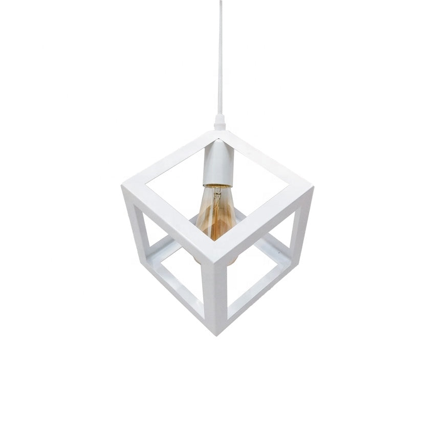 Lustra Forma Cub, STRUKTUR Linear Trio, 3x E27, Alb, Metal Lustre Industrial Default Title Alessandro Design