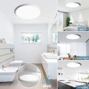 SOLIS LED mennyezeti lámpa 27cm 20W hideg fény, fehér LED mennyezeti lámpa Alapértelmezett cím Alessandro Design