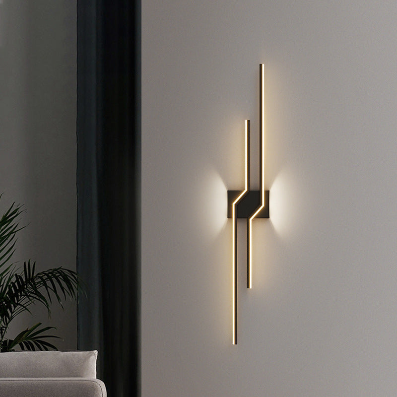 LED fali lámpa AL100BK 60W fekete Belső fali lámpák Alapértelmezett cím Alessandro Design