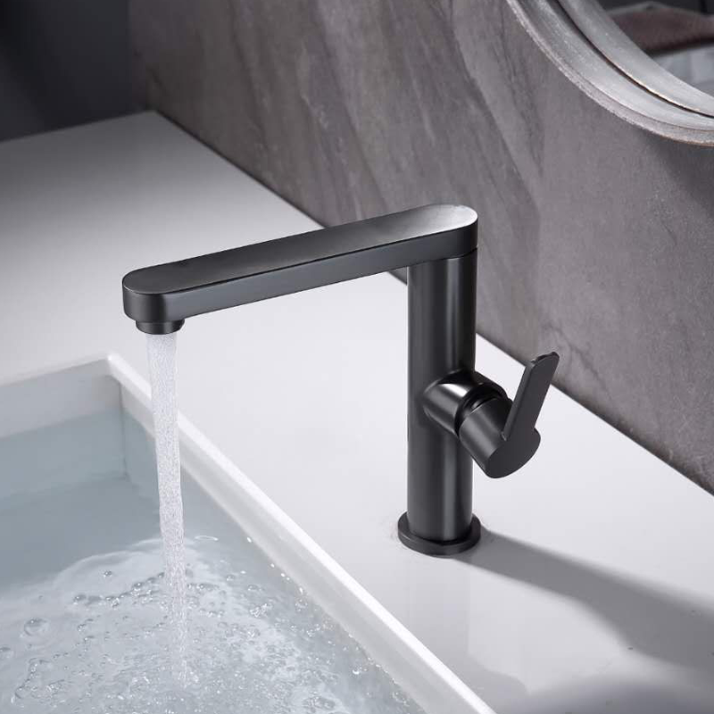 Mosogató csaptelep, egészségügyi sárgaréz, fekete, 9107H Konyhai csaptelepek Alapértelmezett cím Alessandro Design