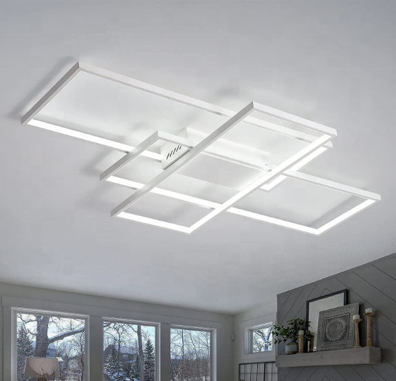 LED csillár távirányítóval LANDYN 78W, hideg/meleg/semleges fény, szabályozható, fehér LED csillárok távirányítóval Alapértelmezett cím Alessandro Design