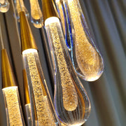 Függesztett kristály LED csillár, 39 W, Justinian, átmérő 60 cm, állítható magasságú, arany, fém és kristály kristálycsillárok alapértelmezett cím Alessandro Design