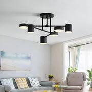 LED csillár GALIOS 26W, 6 elem, hideg/meleg/semleges fény, fekete alkalmazott LED csillárok Alapértelmezett cím Alessandro Design
