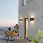 Aplica LED Exterior Solaris, 8 Surse de lumina, Lumina Calda, Negru Aplice de Exterior Default Title Alessandro Design