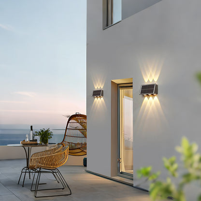 Aplica LED Exterior Solaris, 8 Surse de lumina, Lumina Calda, Negru Aplice de Exterior Default Title Alessandro Design