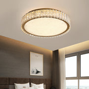 Lustra LED cu telecomanda si cristal LLC152/500CH 59W, 50cm, Cerc, lumina Rece/Calda/Neutra, Dimabila, Crom Lucios Lustre LED cu Telecomanda Default Title Alessandro Design