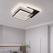 LED-es csillár távirányítóval CHIARA 98W, 3 négyzet, hideg/meleg/semleges fény, szabályozható, fekete LED-es csillárok távirányítóval Alapértelmezett cím Alessandro Design