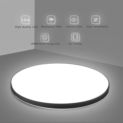 SOLIS LED mennyezeti lámpa 37cm 32W Cold Light Fekete LED mennyezeti lámpa Alapértelmezett cím Alessandro Design