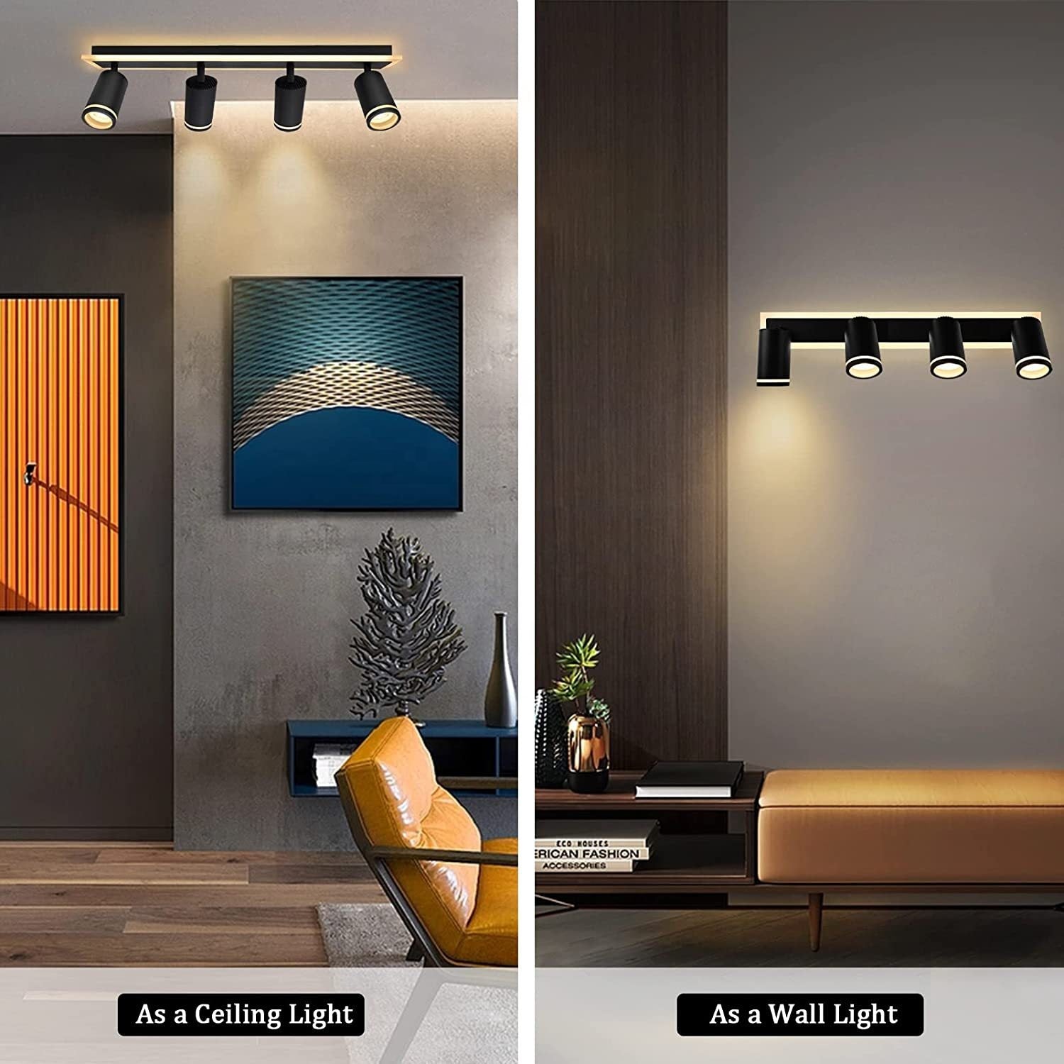 LED csillár Ellen 46W hideg/meleg/semleges fényű, állítható kivetítő akril és fekete fém LED csillárok alapértelmezett cím Alessandro Design