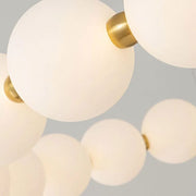 Celeste 42 W-os akril LED-es függesztett csillár távirányítóval, szabályozható, meleg/semleges/hideg fény 3000K/4000K/6000K, arany, fém és akril LED-csillárok távirányítóval Alapértelmezett cím Alessandro Design
