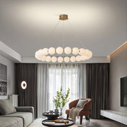 Celeste 42 W-os akril LED-es függesztett csillár távirányítóval, szabályozható, meleg/semleges/hideg fény 3000K/4000K/6000K, arany, fém és akril LED-csillárok távirányítóval Alapértelmezett cím Alessandro Design