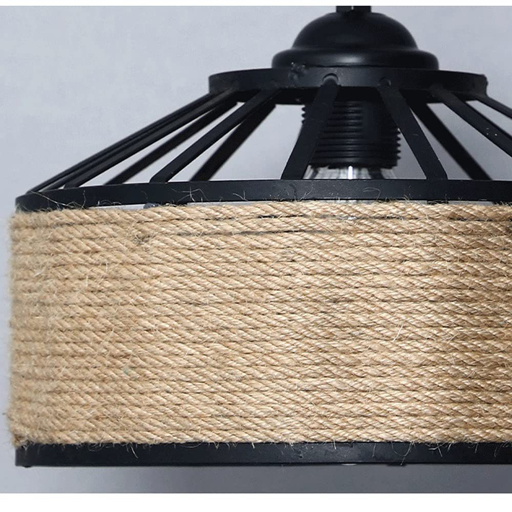 Lustra Vintage LV300/300BK, 1xE27, Rustic Barn, Sfoara si Metal, 30cm, Maro Lustre Vintage Default Title Alessandro Design
