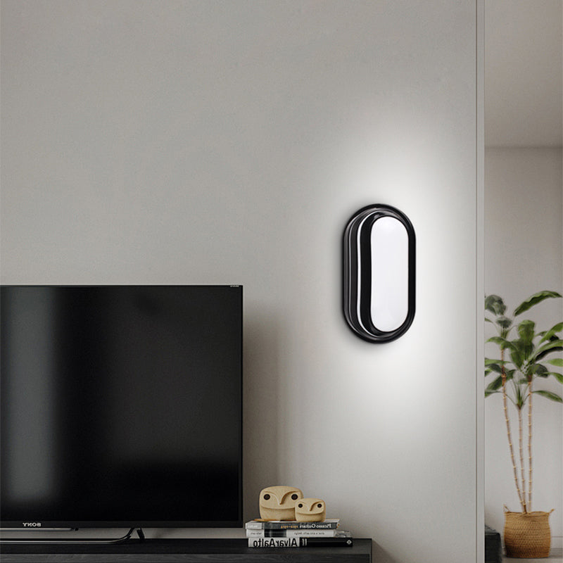Aplica LED de Exterior AX322/214BK, Lumina Calda 3000K, IP65, Negru Aplice de Exterior Default Title Alessandro Design