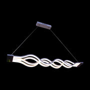 Függesztett LED-csillár távirányítóval WAVE 89W, Lineáris, Hideg/Meleg/Semleges fény, Szabályozható, Fehér, Állítható magasságú LED-csillárok távirányítóval Alapértelmezett cím Alessandro Design
