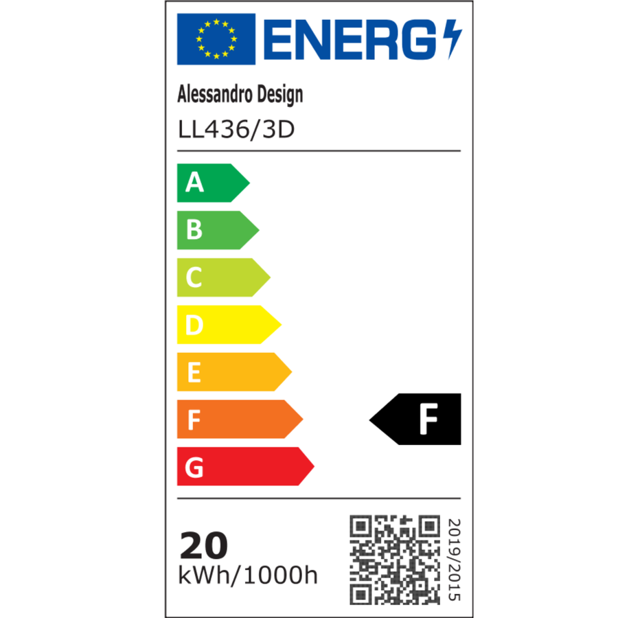 LED csillár NEXA 3D, 20 W, átmérő 24 cm, hideg/meleg/semleges fény, fehér LED csillárok alapértelmezett cím Alessandro Design