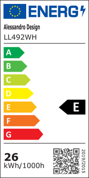 MODERN LED csillár 26 W, átmérő 20 cm, kerek, hideg/meleg/semleges fény, fehér LED csillárok alapértelmezett cím Alessandro Design