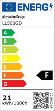 LED csillár SOLENA ROTONDA 21W, átmérő 20cm, hideg/meleg/semleges fény, aranyfehér LED csillárok alapbeállítás Alessandro Design