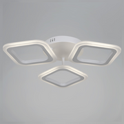 LED csillár ERIKA 20W, 3 négyzet, semleges fény 4000k, fehér, fém és akril alkalmazott LED csillárok alapértelmezett cím Alessandro Design