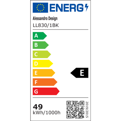 LED csillár állítható projektorral FISSO Camilla 49W, fény 3000/4000/6000k, fekete LED csillárok Alapértelmezett cím Alessandro Design
