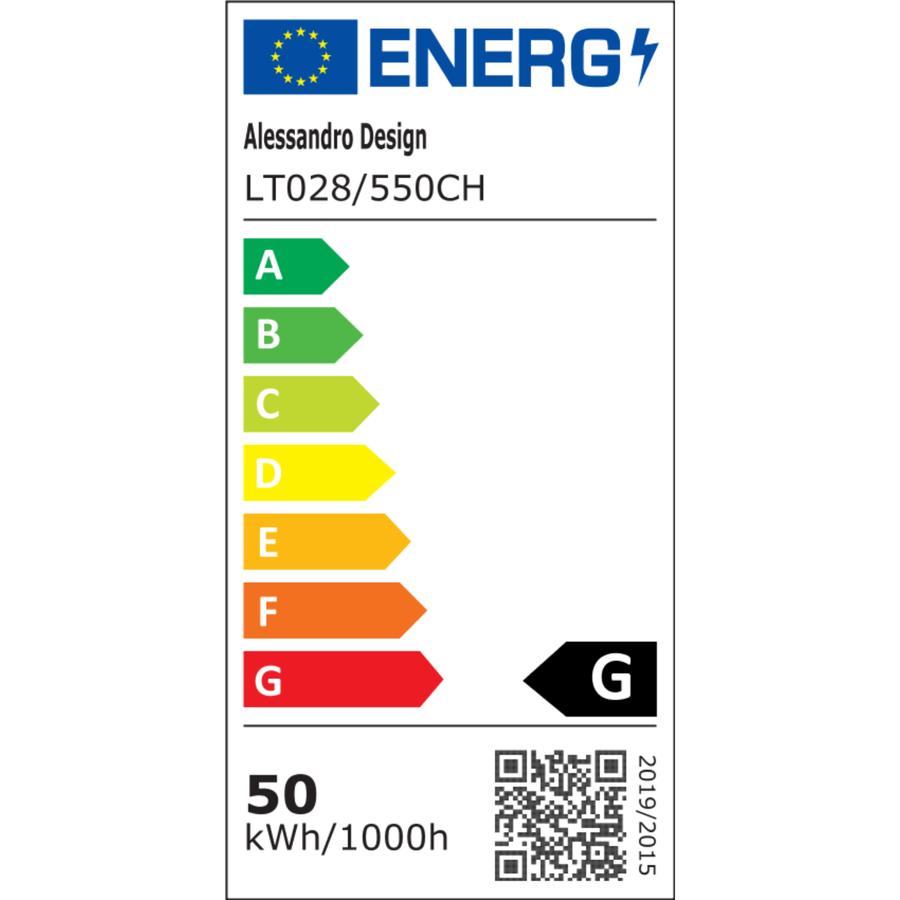 Lustra LED suspendata cu telecomanda si cristal 50W, 2 Cercuri, lumina Rece/Calda/Neutra, Dimabila, Crom Lucios, Inaltime Reglabila Lustre LED cu Telecomanda Default Title Alessandro Design