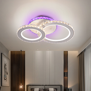 LED csillár távirányítóval és kristály NOVA ROTONDA RGB 42W, 2 kör, hideg/meleg/semleges fény, szabályozható, fehér LED-es csillár távirányítóval Alapértelmezett cím Alessandro Design