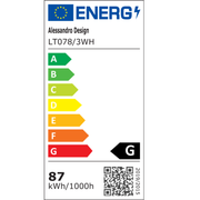 LED csillár távirányítóval és kristály LEILA 87W, 3 négyzet, hideg/meleg/semleges fény, szabályozható, fehér LED-es csillár távirányítóval Alapértelmezett cím Alessandro Design