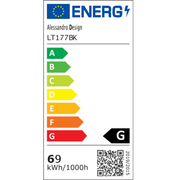 LED csillár távirányítóval DAIKI 69W, 4 négyzet, hideg/meleg/semleges fény, szabályozható, fekete LED csillárok távirányítóval Alapértelmezett cím Alessandro Design
