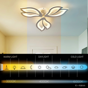 LED-es csillár távirányítóval LILY 40W, 3 elem, hideg/meleg/semleges fény, szabályozható, fehér LED-es csillár távirányítóval Alapértelmezett cím Alessandro Design