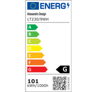 LED csillár távirányítóval LILY 101W, 9 elem, hideg/meleg/semleges fény, szabályozható, fehér LED-es csillár távirányítóval Alapértelmezett cím Alessandro Design
