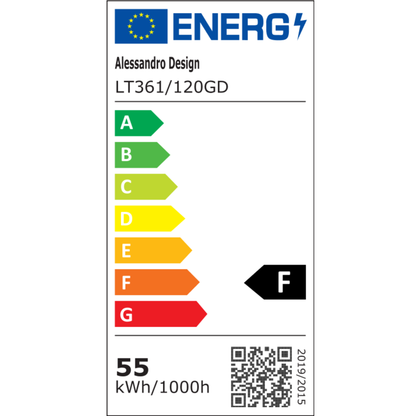 Lustra LED suspendata cu telecomanda NIVALIS 55W, Lungime 120cm, lumina Rece/Calda/Neutra, Dimabila,Inaltime Reglabila, Auriu Lustre LED cu Telecomanda Default Title Alessandro Design