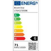 LED csillár távirányítóval NUVIA 71W, felhő, hideg/meleg/semleges fény, szabályozható, fekete LED-es csillárok távirányítóval Alapértelmezett cím Alessandro Design