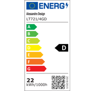 Lustra LED cu Telecomnda MARIA, 22W, 4 Elemente, Lumina Calda/Rece/Neutra, Dimabila, Negru Lustre LED cu Telecomanda Default Title Alessandro Design