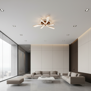 Lustra LED CHARM Eleganza cu telecomanda si cristal, 44W, Ø50cm, 3 Surse, Lumina Rece/Calda/Neutra, Dimabila, Auriu