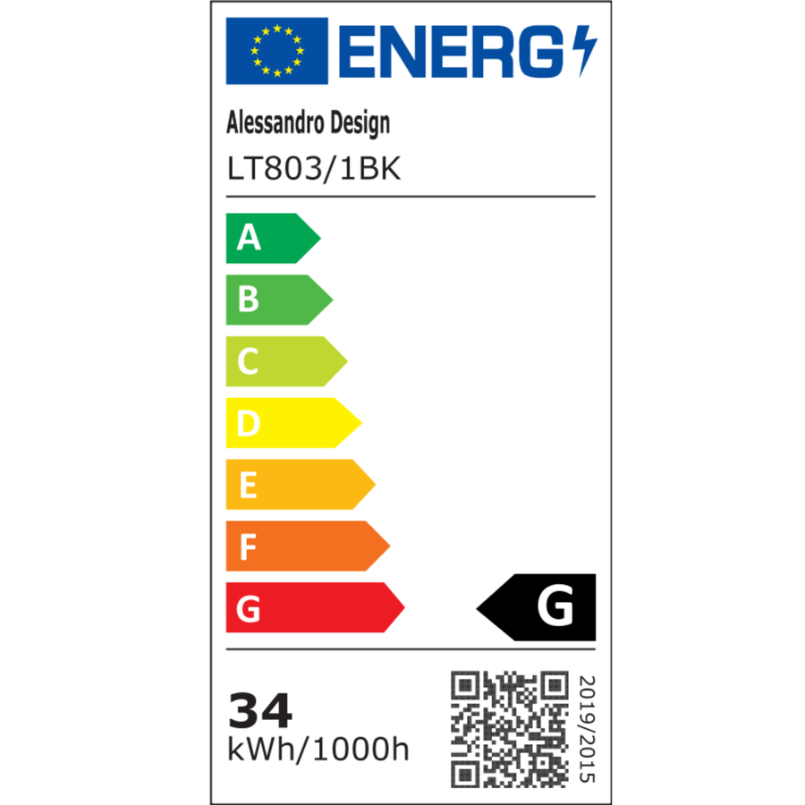 Függesztett LED-csillár távirányítóval ANINA 34W, 1 kör, hideg/meleg/semleges fény, szabályozható, fekete, állítható magasságú LED-csillárok távirányítóval Alapértelmezett cím Alessandro Design