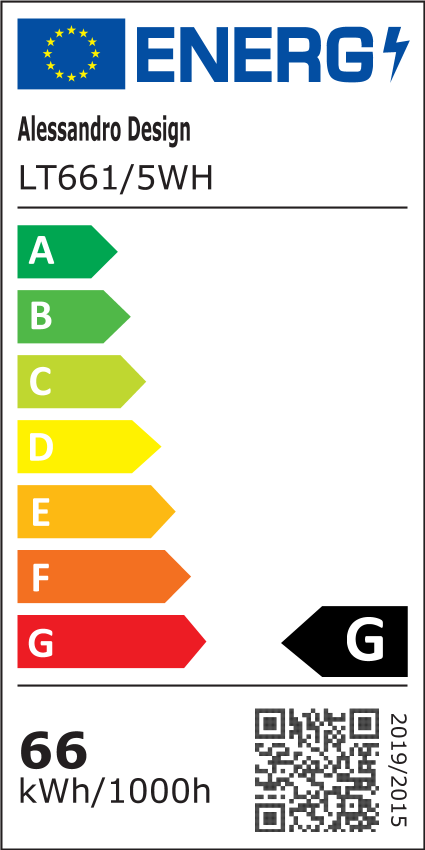 LED csillár távirányítóval JASMINE 73W, 5 szirom, hideg/meleg/semleges fény, szabályozható, fehér