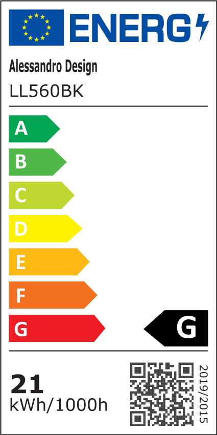 LED csillár VERTEX CIRCULA 21W, 2 kör, fém keretek, hideg/meleg/semleges fény 3000K/4000K/6000K, fekete, fém LED-csillárok alapértelmezett cím Alessandro Design