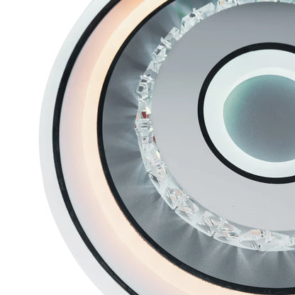 Kristály LED csillár MITA 28W, Átmérő 20cm, Kerek, Hideg/Meleg/Semleges fény, Fehér LED csillárok Alapértelmezett cím Alessandro Design