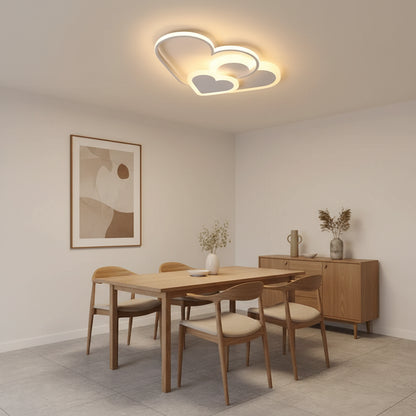 LED-es csillár távirányítóval AMI 48W, 3 szív, hideg/meleg/semleges fény, szabályozható, fehér LED-es csillár távirányítóval Alapértelmezett cím Alessandro Design